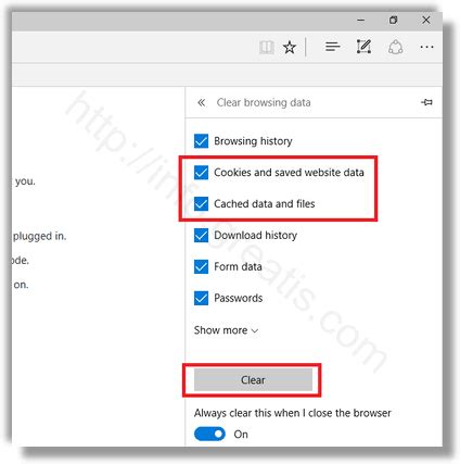 There are three main ways to clear cache in a windows 10 computer: How to Clear Cache and Cookies in Microsoft Edge - Windows ...