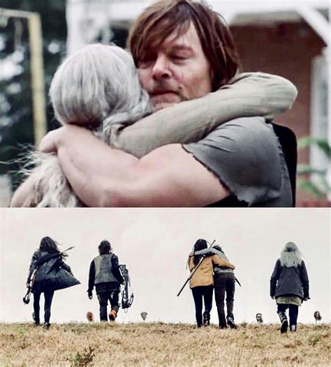 Ep 15 Daryl Comforts Carol After The Pikes Walking Dead Daryl Fear The Walking Dead Dead Man