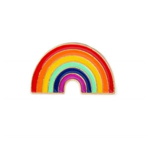 Rainbow Pin Enamel Rainbow Brooch Fun Jewellery Lottie Of London