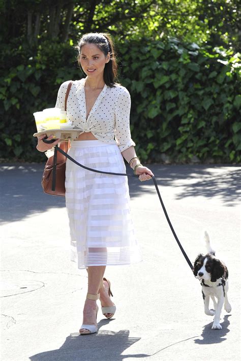 Olivia Munn Walking Her Dog 08 Gotceleb