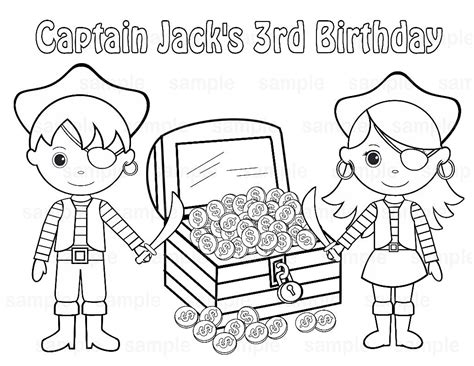 Our colouring pages, printables, crafts and worksheets being enjoyed by kids, to inspire. Personalized Printable Twins Pirate Birthday Party Favor ...