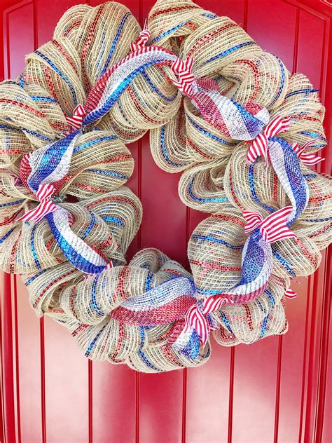How To Make A Deco Mesh Wreath Kelly Lynns Sweets And Treats