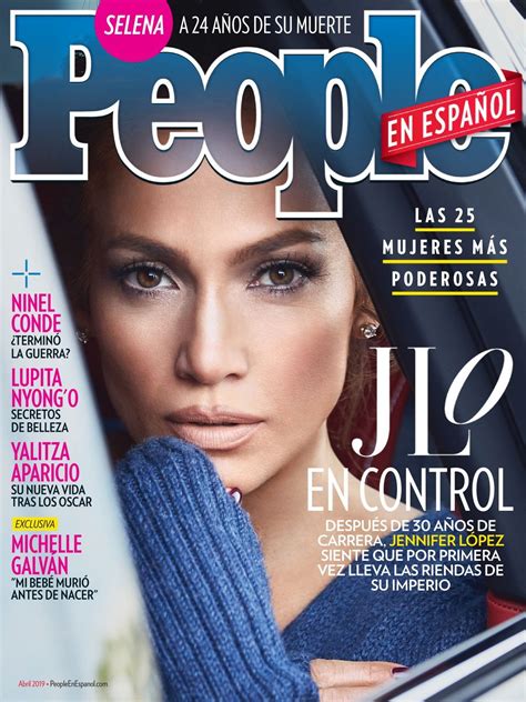 Jennifer Lopez Covers People En Espanol Magazine April 2019 Jennifer