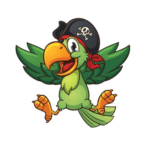 Printed Vinyl Pirate Parrot Stickers Factory