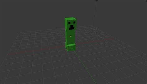 3d Model Minecraft Creeper Cgtrader