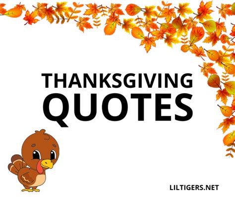 100 Best Thanksgiving Quotes For Kids Lil Tigers