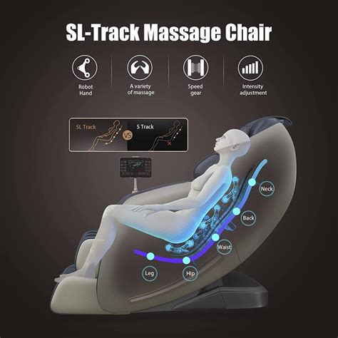 Real Relax® Massage Chair Favor 06 Zero Gravity Sl Track Massage Chair Full Body Shiatsu