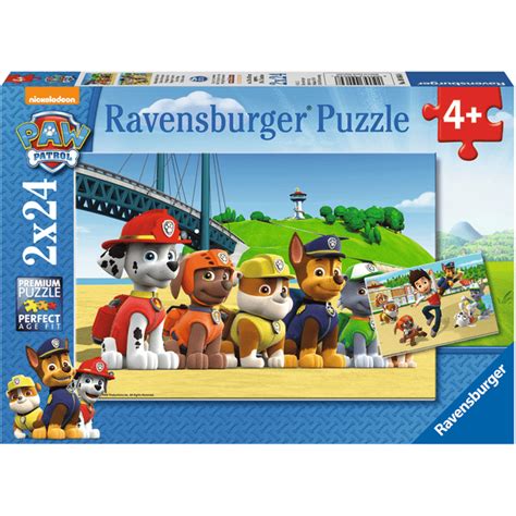 Ravensburger Puzzle 2 X 24 Teile Paw Patrol Heldenhafte Hunde Gute
