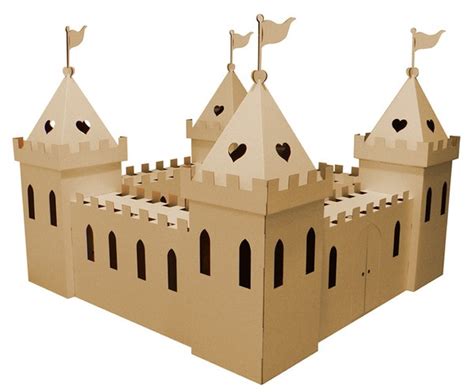 Large Cardboard Princess Palace Kid Eco Juguetes De Cartón