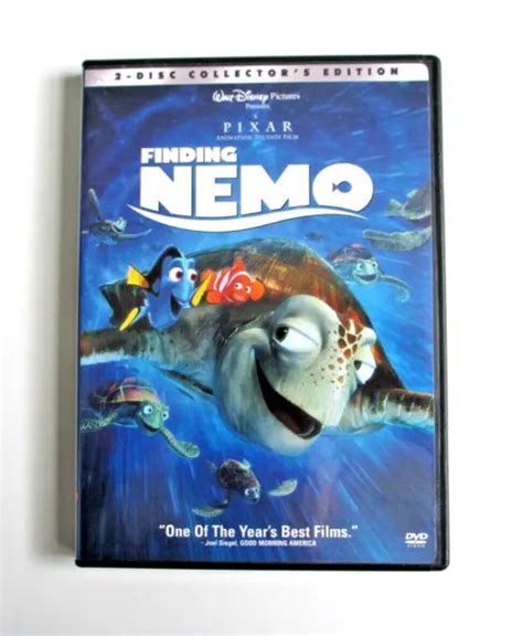 FINDING NEMO 2003 Disney Pixar 2 Disc Collector S Edition DVD 8 95