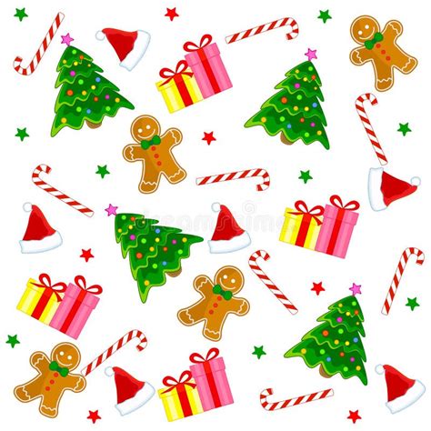 Christmas Seamless Pattern Stock Vector Illustration Of Clip 11577495