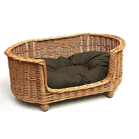 Large Wicker Dog Bed Wicker Cat Bed Dog Bed Large Large Dogs Luxury