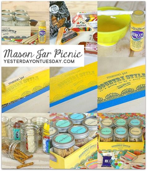 How To Put Together A Fun And Delicious Mason Jar Picnic