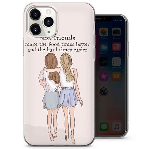 Best Friend Girls Love Life Phone Case Cover Fits For Iphone Etsy