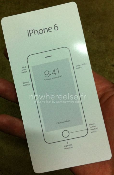 Likely Fake Iphone 6 Box Insert Surfaces Mac Rumors