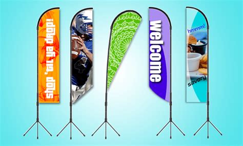 Custom Flags Feather Outdoor And Banner Flags Custom Graphix