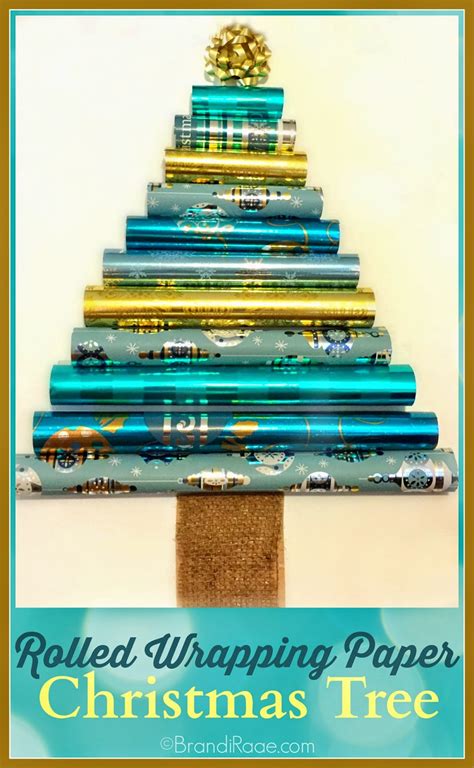 Brandi Raae Rolled Wrapping Paper Christmas Tree Art