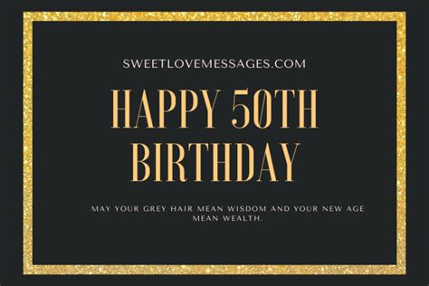 2020 Best Prayers For 50th Birthday Sweet Love Messages