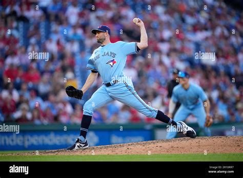 Toronto Blue Jays Tim Mayza Plays During A Baseball Game Wednesday