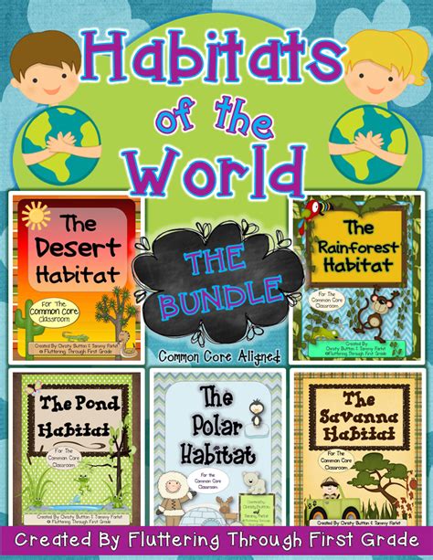 Habitats Of The World Bundleplus A Habitat Book Cover Freebie