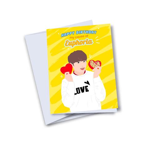 Jungkook Bts Happy Birthday Card Karnival Lovekarnival