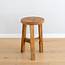 Haus Of Rattan  Ethnic Teak Stool Afterpay Available Australia Wide
