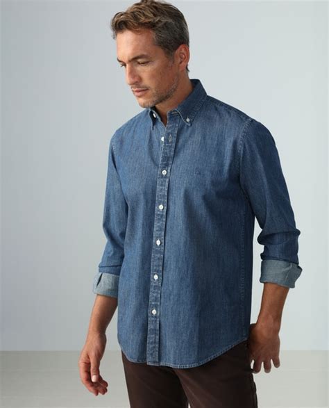 Mens Regular Fit Blue Denim Shirt · Lloyds · Fashion · El Corte Inglés