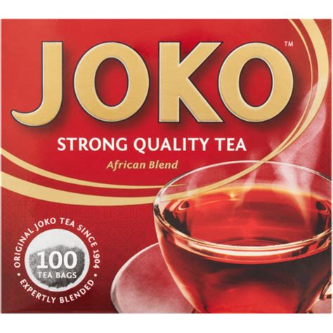 Joko Strong Quality Teabags 100 Pack Ceylon Tea Tea Drinks