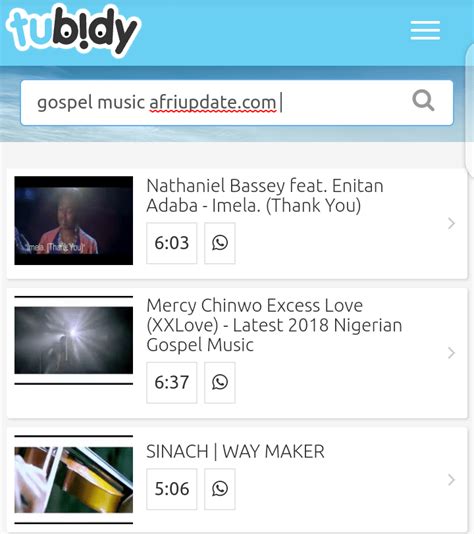 The site is handy for converting media content into various formats, among them mp3. Tubidy Gospel Mp3 Download - Tubidy Gospel Music - Afriupdate