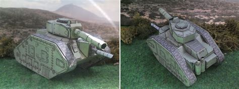 Papercraft Leman Russ Tank By Baryonyx62 On Deviantart