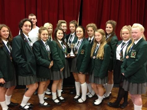 Year 910 Girls Receive Their Trophy News St Edmund Arrowsmith High
