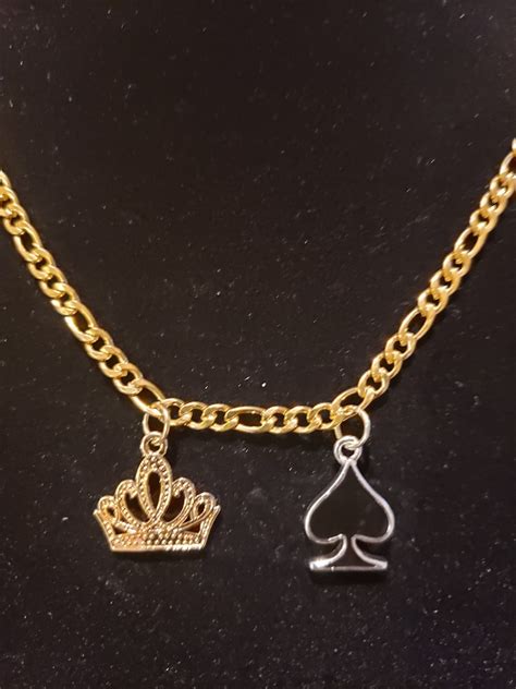 Queen Of Spades Necklace Of Anklet Qos Etsy