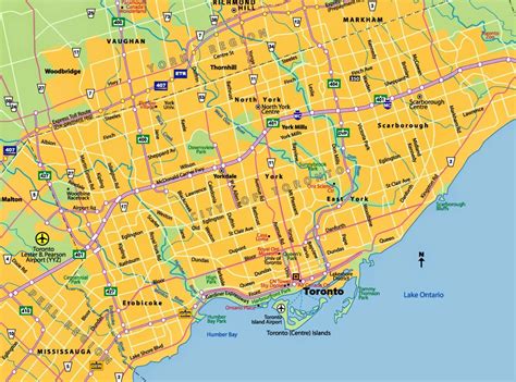 Maps Of Toronto Ontario Canada