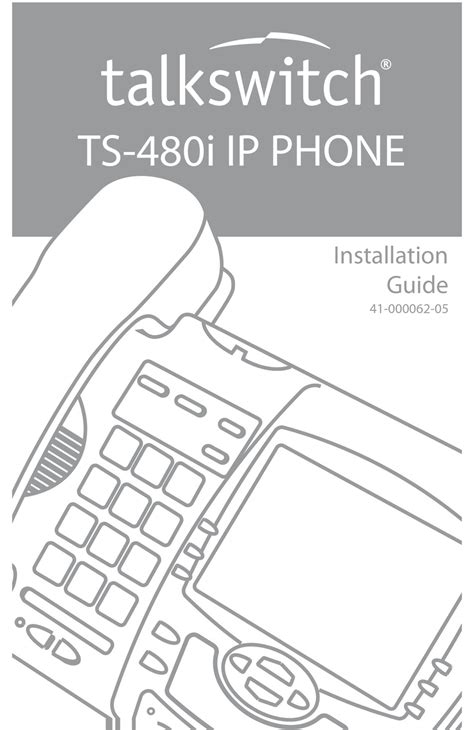 Talkswitch Ts 480i Installation Manual Pdf Download Manualslib