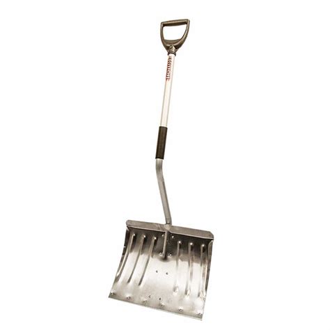 Aluminum Snow Shovel With Back Saver Handle — Gemplers