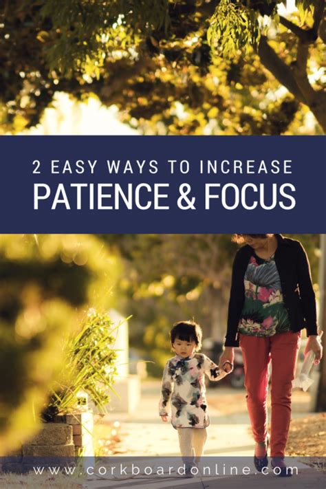2 Easy Ways To Increase Patience And Focus Parenting Mom Millennial