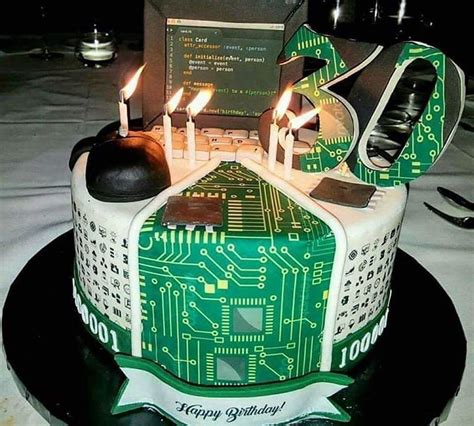 Computer Engineering Birthday Cake For Computer Programmer Birthday