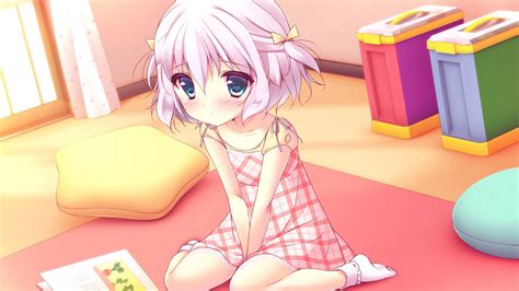 Fondos De Pantalla Ilustración Anime Chicas Anime Ojos Azules