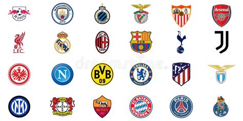 European Football Clubs Logo Stock Illustrations 72 European Football