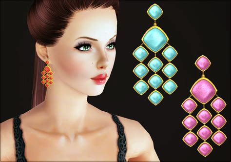 Earrings 14 The Sims 3 Catalog
