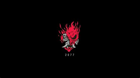 Cyberpunk 2077 Samurai Logo Wallpaper KIO135