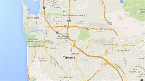 Map Of Tijuana