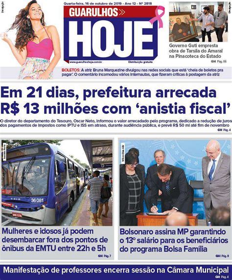 Jornal Guarulhos Hoje Ed 2818 16 10 2019 Guarulhos Hoje