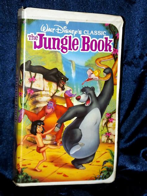 Rare Walt Disney The Jungle Book Classic Black Diamond Vhs My XXX Hot Girl