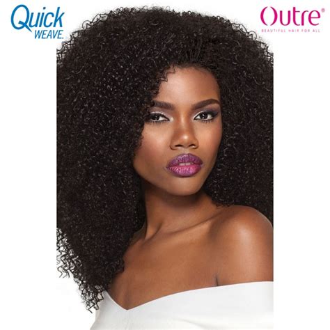 Outre Quick Weave Big Beautiful Hair Half Wig 4c Whirly