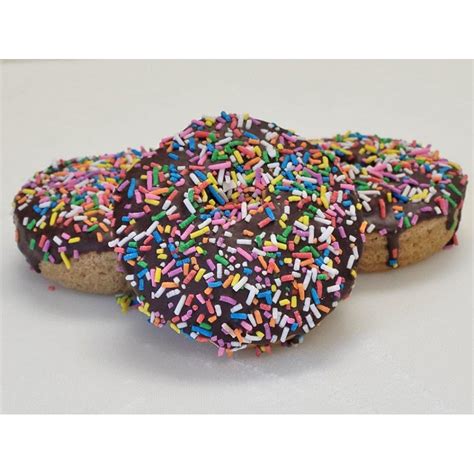 Low Carb Chocolate Rainbow Donuts 6 Pack Fresh Baked