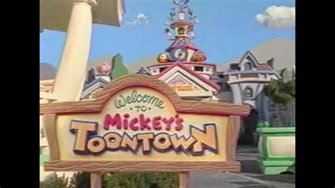 Original Mickeys Toontown Disneyland Park Television Commercial 1992