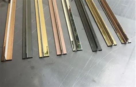 Pvd Ti Color Coated Profiles Stainless Steel T Profile Patti