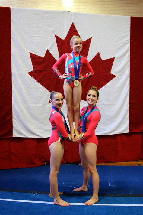 Oakville Gymnastics Club Acrobatic Gymnastics Team July 2014