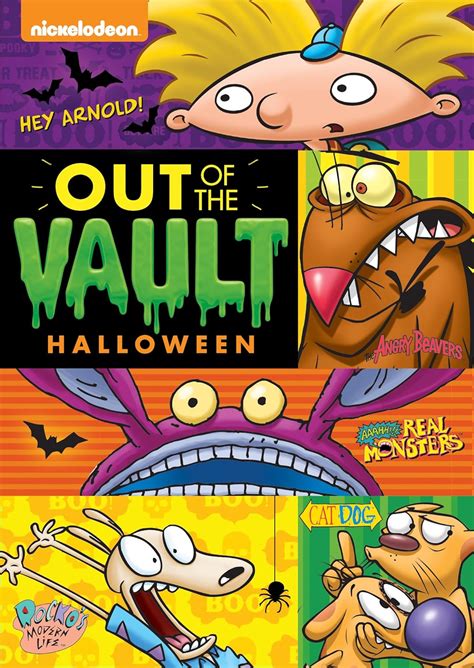 Nickelodeon Out Of The Vault Halloween Cartoon Collection Box Dvd